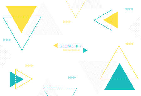 Minimal geometric abstract on whiteのイラスト素材