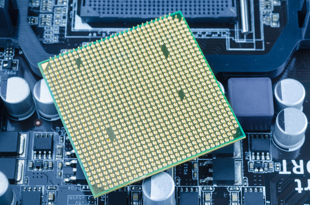 CPU processor, The main components of a computer motherboard