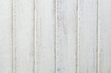 Vintage, white empty wood plank as texture and backgroundの写真素材