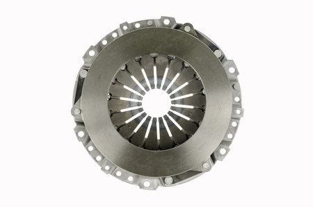 clutch pressure plate isolate on white background.の写真素材