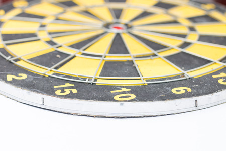 Score on old dartboard meditation sportの写真素材