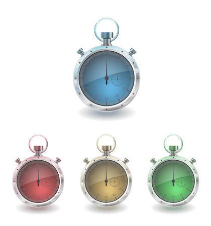 vector illustration stopwatch in few colorのイラスト素材