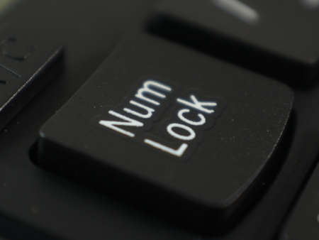 black numpad numeric keyboard wireless close up