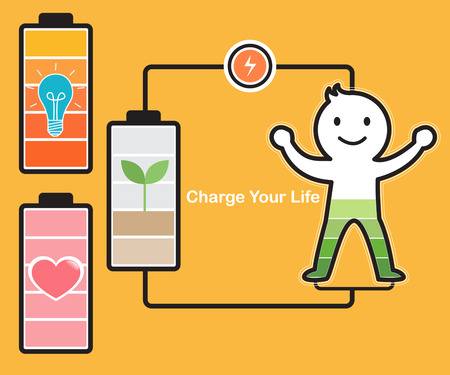 Charge Lifeのイラスト素材