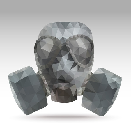 Polygon Gas Maskのイラスト素材