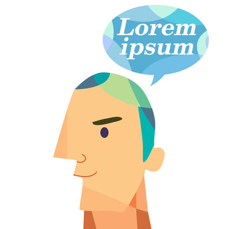 Man thinkのイラスト素材