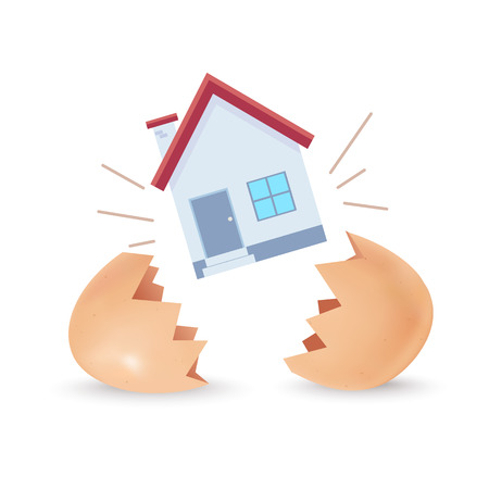 House bornのイラスト素材