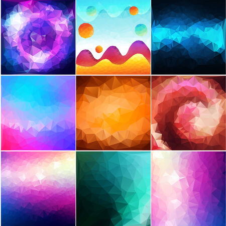 Abtract geometric galleryのイラスト素材