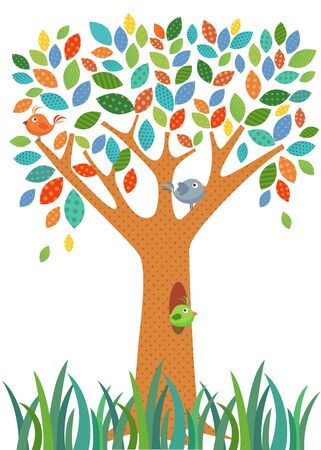Fancy treeのイラスト素材
