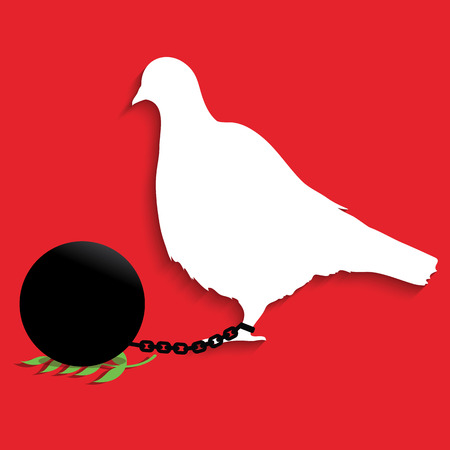 Pigeon peaceのイラスト素材