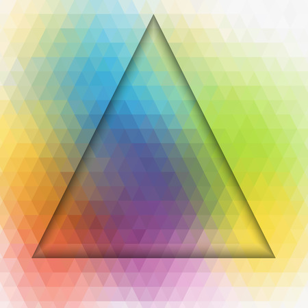 Dimension of triangle art colorful backgroundのイラスト素材