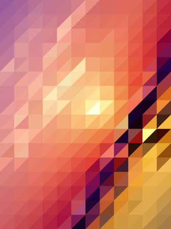 Golden and pink triangles shiny wallpaper