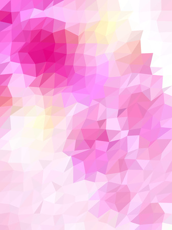 Abstract bright pink triangles backgroundのイラスト素材