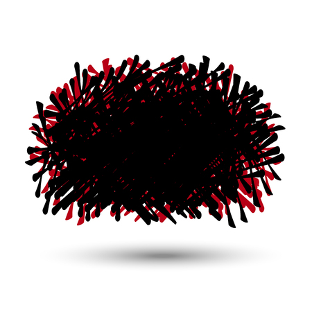 Abstract afro hairのイラスト素材