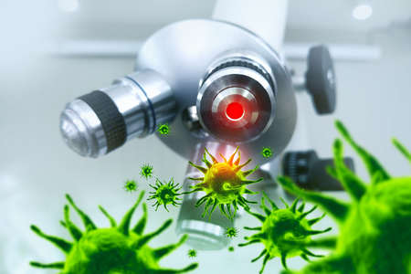 Medical healthcare technology and pharmaceutical research and development concept.