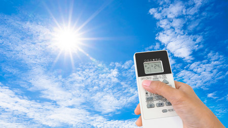 Purify air refreshing by Air Conditionerの写真素材