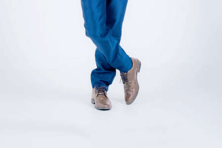 close up Fashion of the groom's suit on studio background