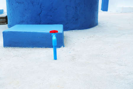 Cement bases and water pipes for wait installation Water pump is side deep well