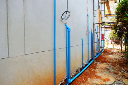 inlet pvc Water pipe and drain water