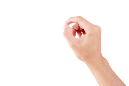 hand is reach out catch somethingの写真素材