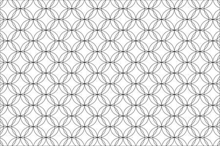 black net mesh circle pattern line abstract background design by vectorのイラスト素材
