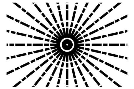 sun lines pattern with hole backgroundのイラスト素材