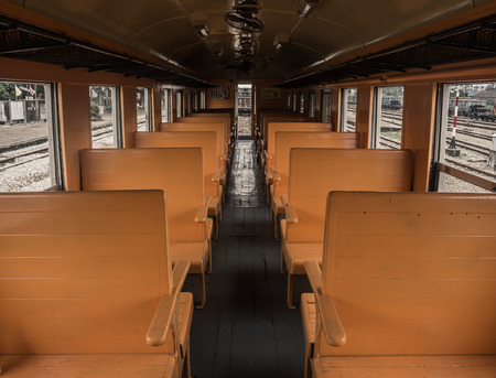On The Train at Hat Yai Junction of South Thailand.の写真素材