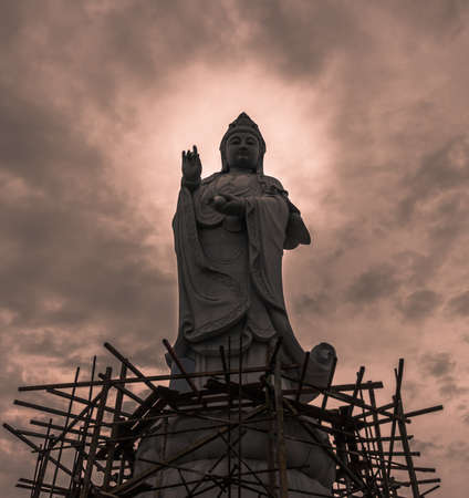Guanyin at Songklha Province of South Thailand.の写真素材