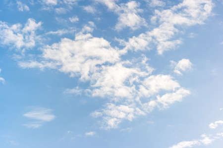 Beautiful white cloud on blue sky background