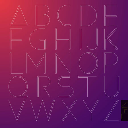 Set of alphabet in capital letterのイラスト素材