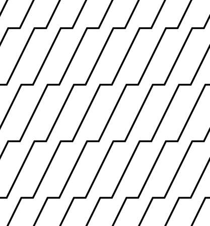 Black and white seamless pattern modern stylish with line, abstract background. Vector, illustration.のイラスト素材