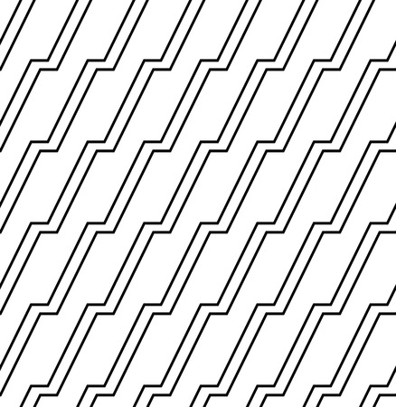 Black and white seamless pattern modern stylish with line, abstract background. Vector, illustration.のイラスト素材