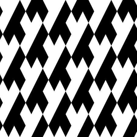 Black and white geometric seamless pattern. Abstract background. Vector seamless pattern.