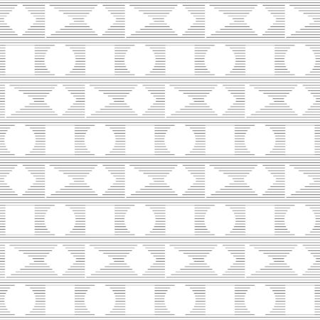 Black and white geometric seamless pattern with line. Abstract background. Vector seamless pattern.のイラスト素材