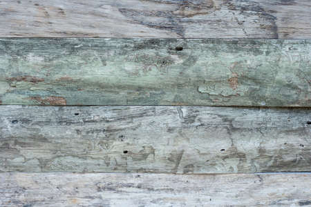 Closeup of old wood plank with moss use for background.の写真素材