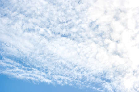 Beautiful white cloud on blue sky background