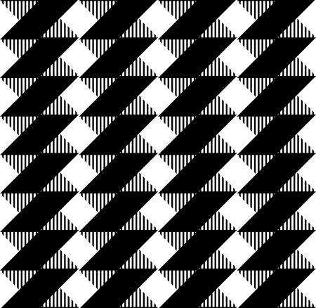 Black and white geometric seamless pattern. Abstract background. Vector seamless pattern.