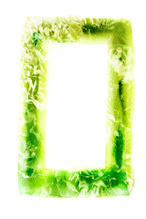 Abstract watercolor illustration of blossom flower. Watercolor painting on paper. Floral watercolor illustration. Flower watercolor frame.の写真素材