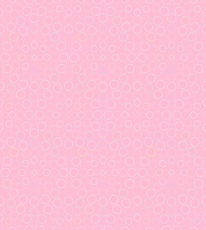 Geometric circle seamless pattern. Vector illustration. Abstract background.のイラスト素材