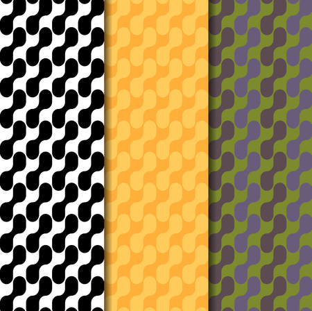 Geometric seamless pattern. Repeating abstract vector background with monochrome and color style.