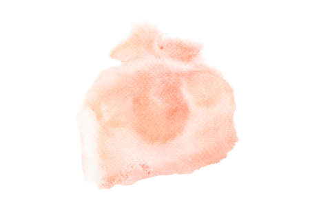 Abstract watercolor brush stroke illustration on paper. Artistic painting background.の写真素材