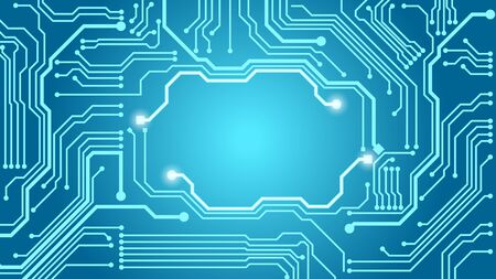 Abstract light and shade creative technology background. Vector illustration.のイラスト素材