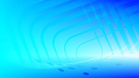 Abstract blue light and shade technology creative background. Vector illustration.のイラスト素材