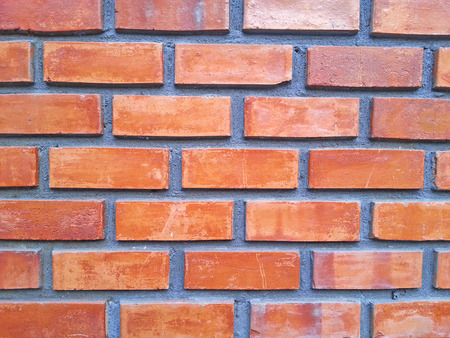 Brick wall ad home.