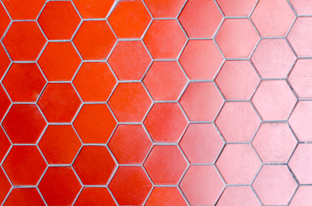 red tile floor gradient two tone.