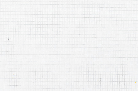 mosaic white marble tiled wall .の写真素材