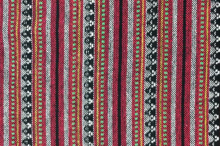 Local north Thailand pattern design made fabric and silk.