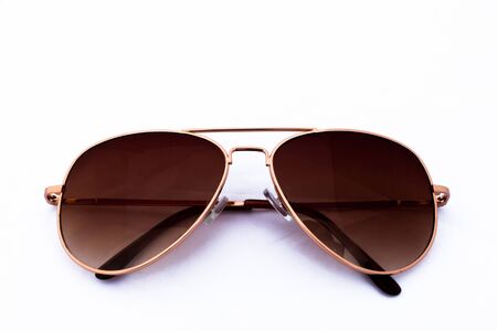 Object elegant sunglasses isolated on the white.の写真素材