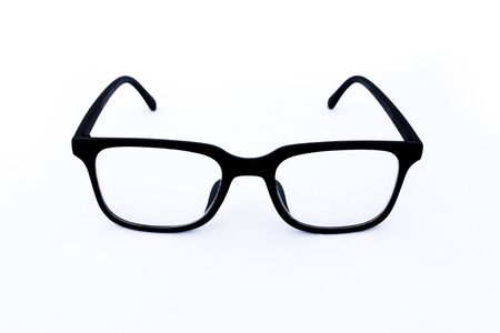 Object eyeglasses isolated on the white.