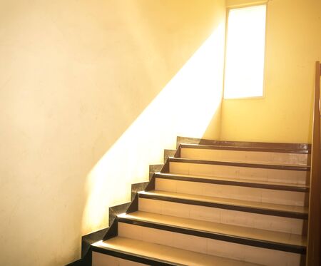 fire exit stairs in office .の写真素材